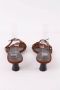 Bottega Veneta Vintage Pre-owned Fabric heels Brown Dames - Thumbnail 2