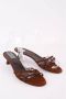 Bottega Veneta Vintage Pre-owned Fabric heels Brown Dames - Thumbnail 3