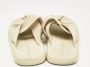 Bottega Veneta Vintage Pre-owned Fabric sandals Beige Heren - Thumbnail 5