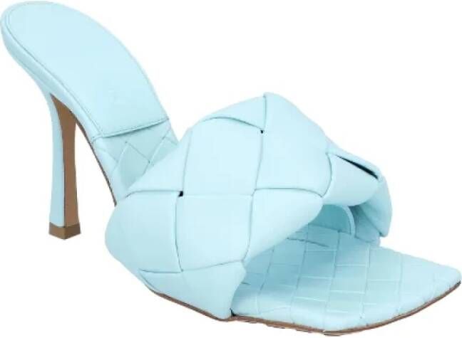 Bottega Veneta Vintage Pre-owned Fabric sandals Blue Dames