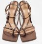 Bottega Veneta Vintage Pre-owned Fabric sandals Brown Dames - Thumbnail 3