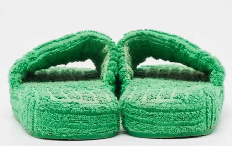Bottega Veneta Vintage Pre-owned Fabric sandals Green Dames