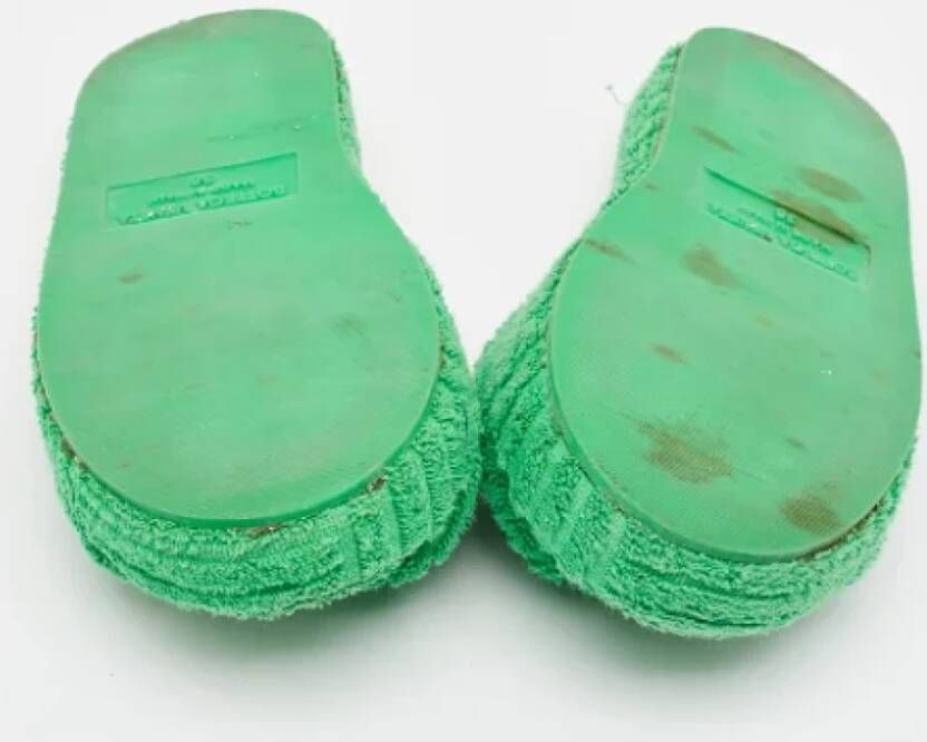 Bottega Veneta Vintage Pre-owned Fabric sandals Green Dames