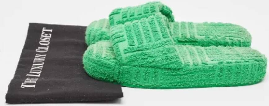 Bottega Veneta Vintage Pre-owned Fabric sandals Green Dames
