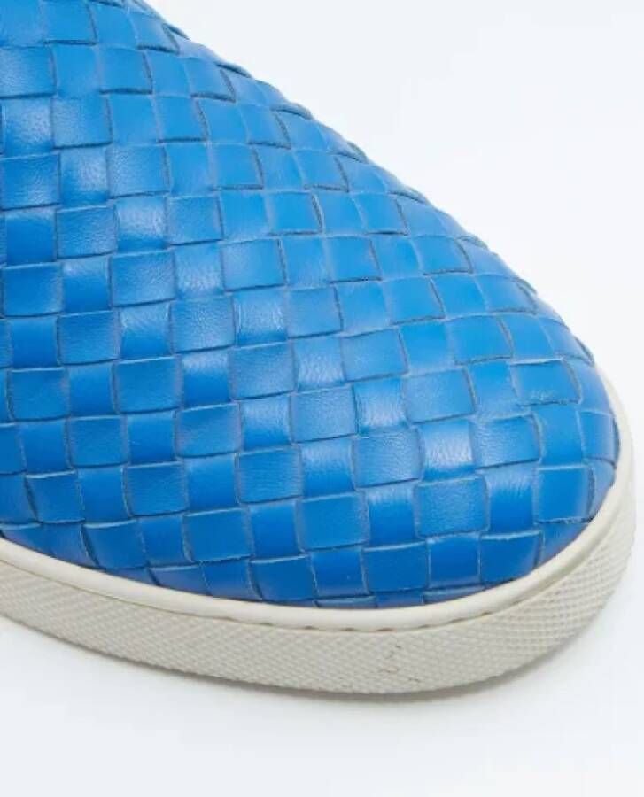 Bottega Veneta Vintage Pre-owned Fabric sneakers Blue Dames