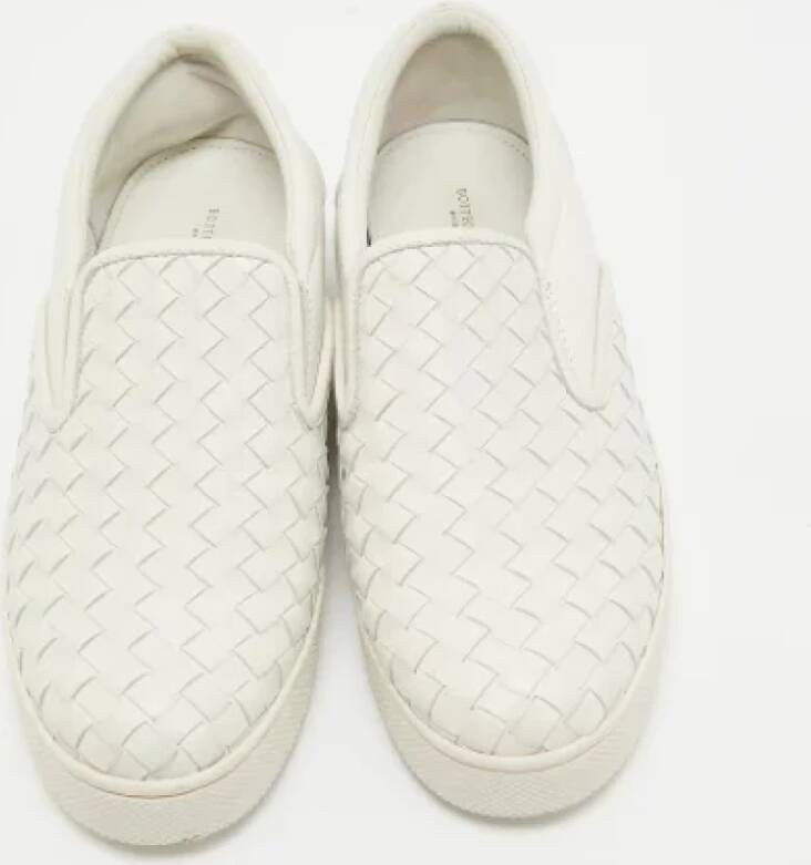 Bottega Veneta Vintage Pre-owned Fabric sneakers White Dames
