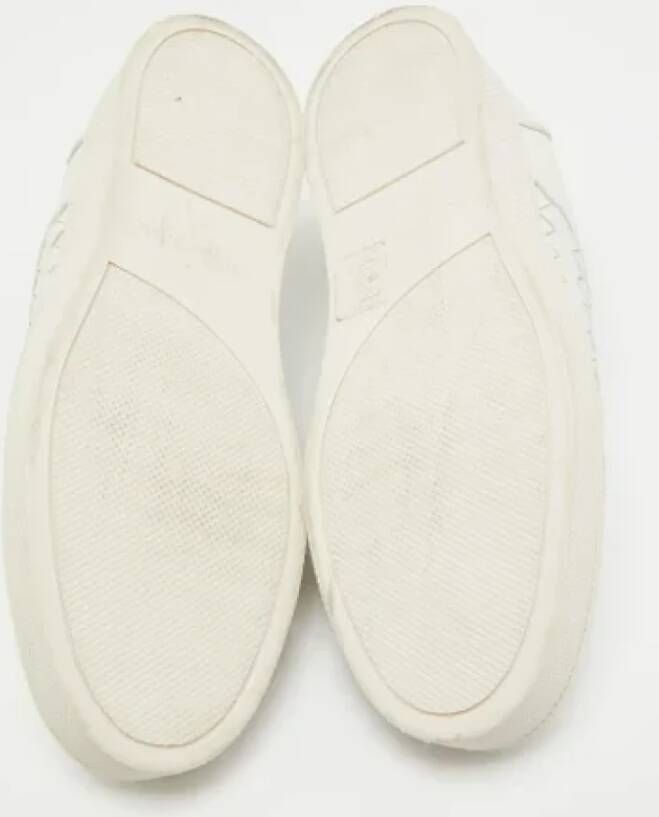 Bottega Veneta Vintage Pre-owned Fabric sneakers White Dames