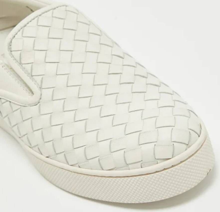Bottega Veneta Vintage Pre-owned Fabric sneakers White Dames