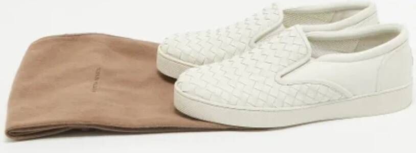 Bottega Veneta Vintage Pre-owned Fabric sneakers White Dames