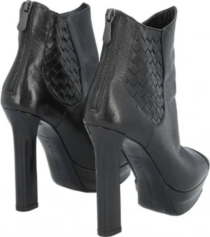 Bottega Veneta Vintage Pre-owned Leather boots Black Dames