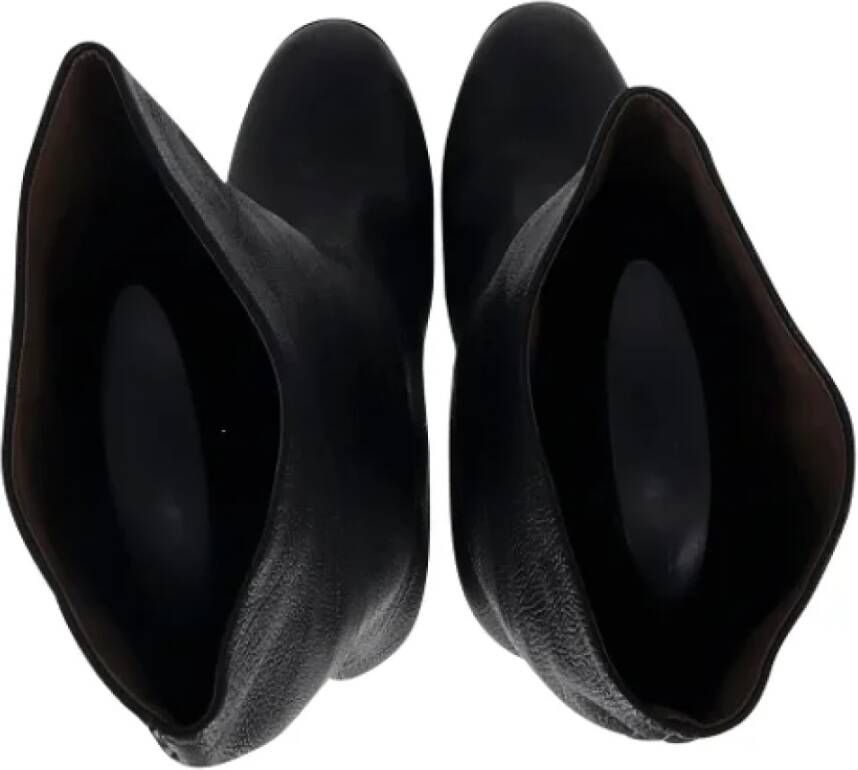 Bottega Veneta Vintage Pre-owned Leather boots Black Dames