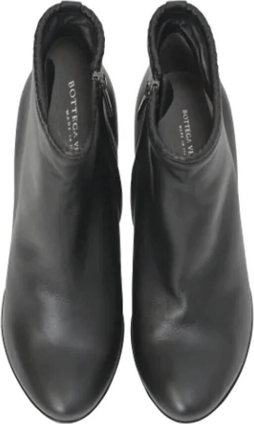 Bottega Veneta Vintage Pre-owned Leather boots Black Dames