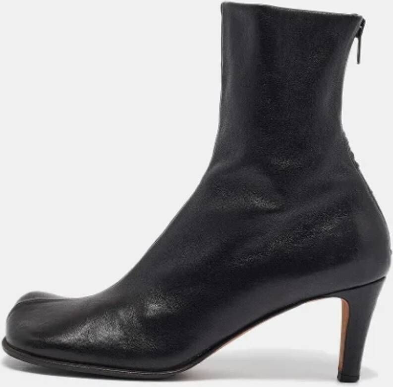 Bottega Veneta Vintage Pre-owned Leather boots Black Dames