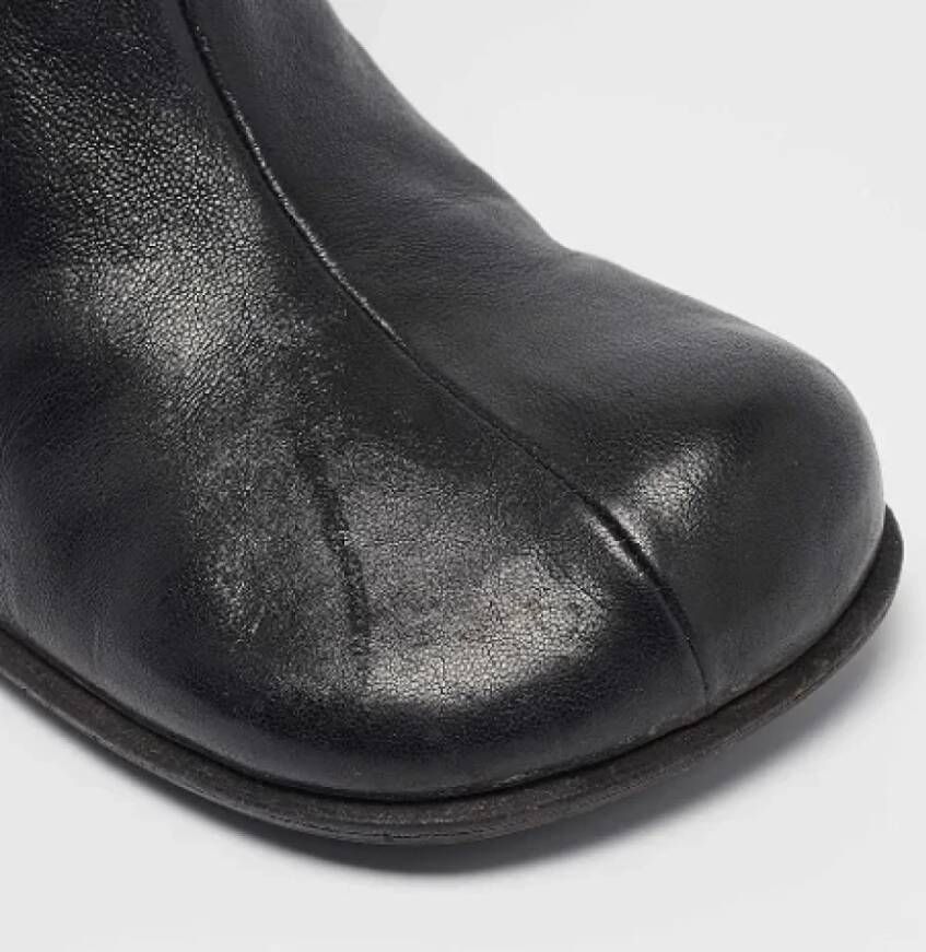 Bottega Veneta Vintage Pre-owned Leather boots Black Dames