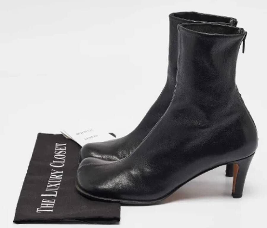Bottega Veneta Vintage Pre-owned Leather boots Black Dames