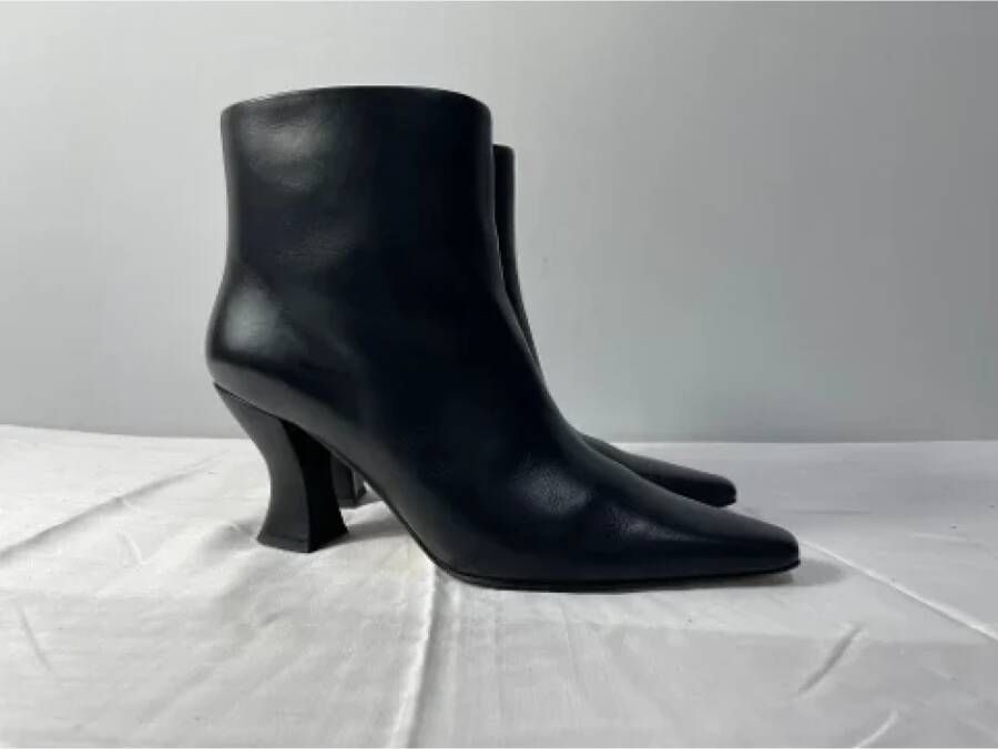 Bottega Veneta Vintage Pre-owned Leather boots Black Dames