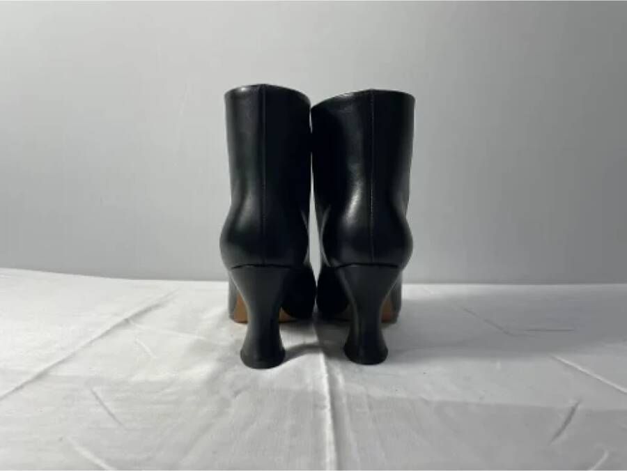 Bottega Veneta Vintage Pre-owned Leather boots Black Dames