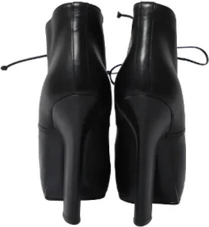Bottega Veneta Vintage Pre-owned Leather boots Black Dames