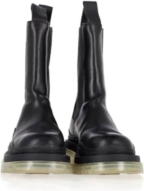 Bottega Veneta Vintage Pre-owned Leather boots Black Heren
