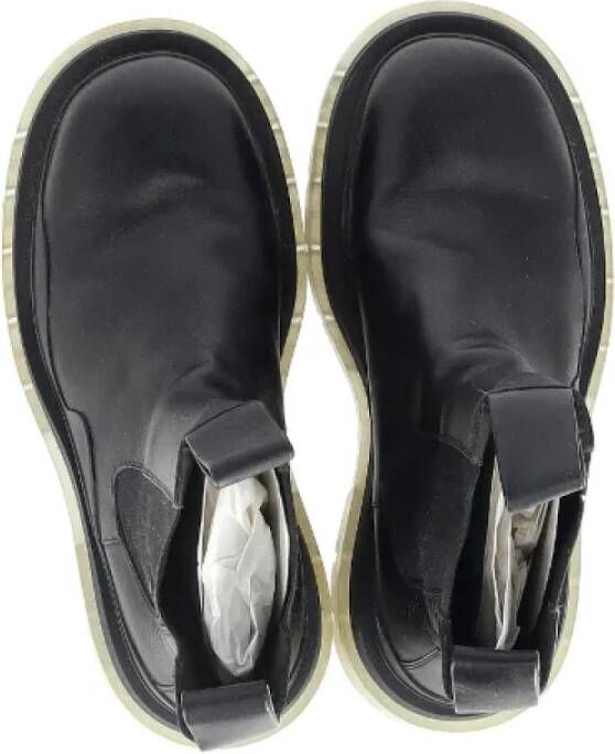 Bottega Veneta Vintage Pre-owned Leather boots Black Heren