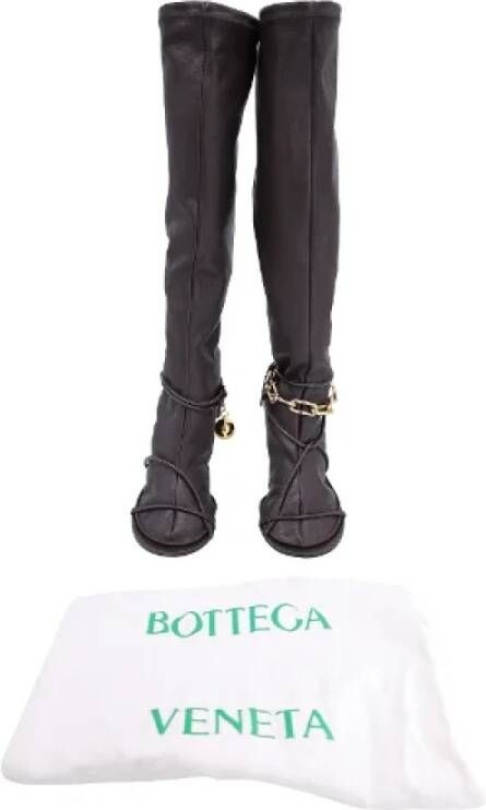 Bottega Veneta Vintage Pre-owned Leather boots Brown Dames