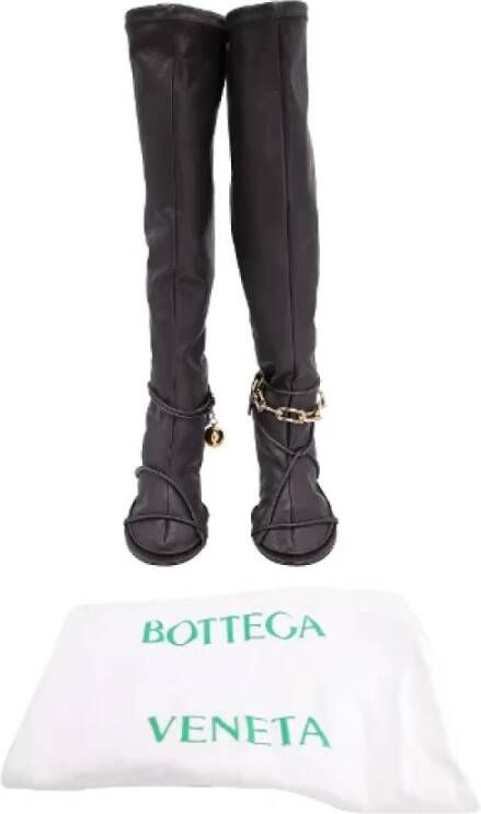 Bottega Veneta Vintage Pre-owned Leather boots Brown Dames