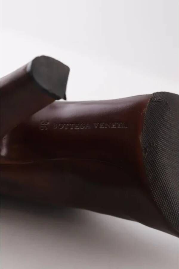 Bottega Veneta Vintage Pre-owned Leather boots Red Dames