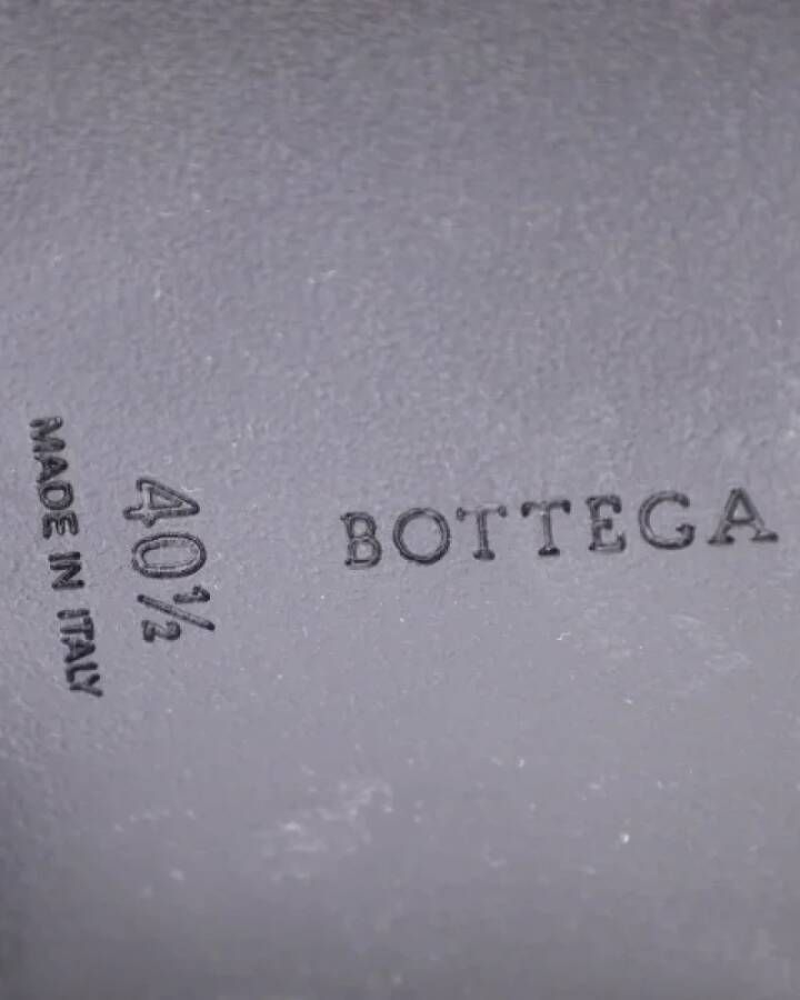 Bottega Veneta Vintage Pre-owned Leather flats Black Dames