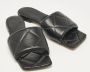 Bottega Veneta Vintage Pre-owned Leather flats Black Dames - Thumbnail 3