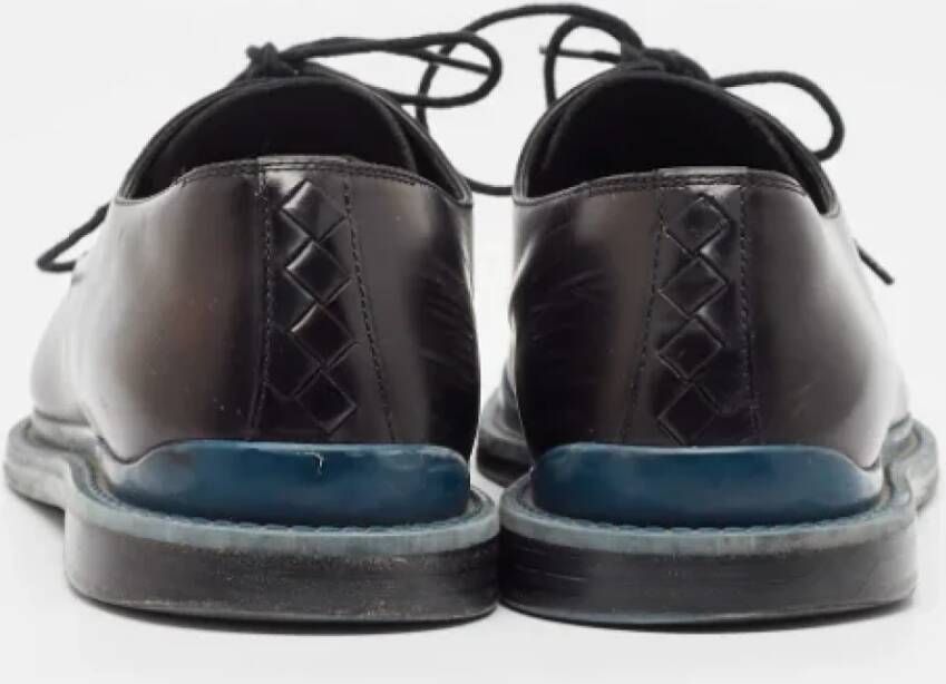 Bottega Veneta Vintage Pre-owned Leather flats Black Heren