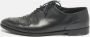 Bottega Veneta Vintage Pre-owned Leather flats Black Heren - Thumbnail 2