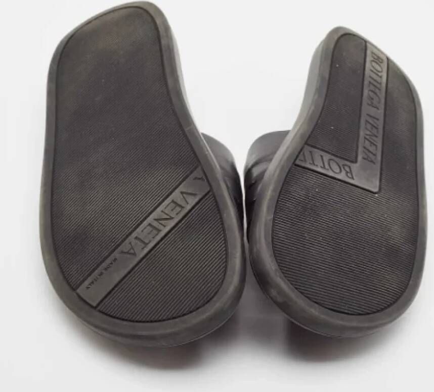 Bottega Veneta Vintage Pre-owned Leather flats Black Heren