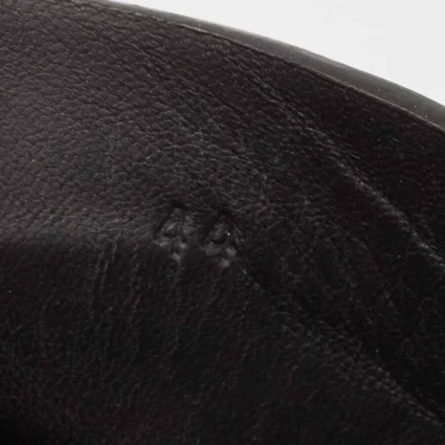 Bottega Veneta Vintage Pre-owned Leather flats Black Heren