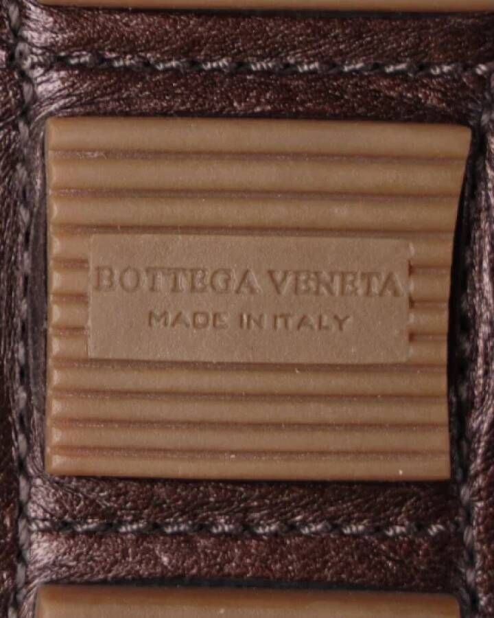 Bottega Veneta Vintage Pre-owned Leather flats Brown Dames