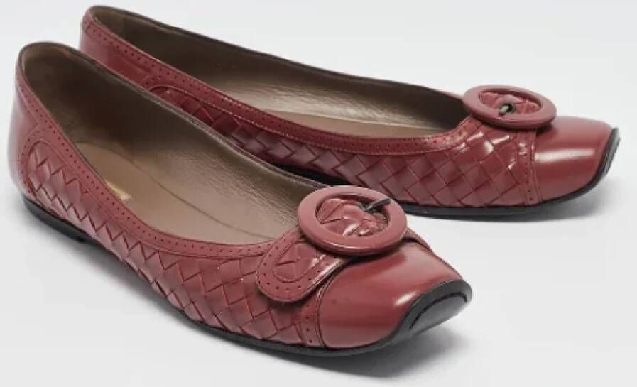 Bottega Veneta Vintage Pre-owned Leather flats Brown Dames