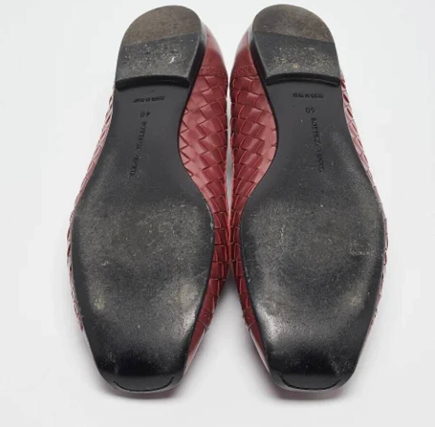 Bottega Veneta Vintage Pre-owned Leather flats Brown Dames