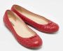 Bottega Veneta Vintage Pre-owned Leather flats Red Dames - Thumbnail 3