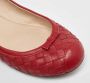 Bottega Veneta Vintage Pre-owned Leather flats Red Dames - Thumbnail 6