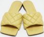 Bottega Veneta Vintage Pre-owned Leather flats Yellow Dames - Thumbnail 3