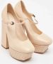 Bottega Veneta Vintage Pre-owned Leather heels Beige Dames - Thumbnail 3