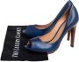 Bottega Veneta Vintage Pre-owned Leather heels Blue Dames - Thumbnail 7