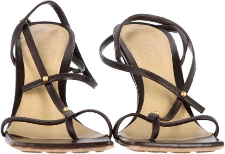 Bottega Veneta Vintage Pre-owned Leather heels Brown Dames