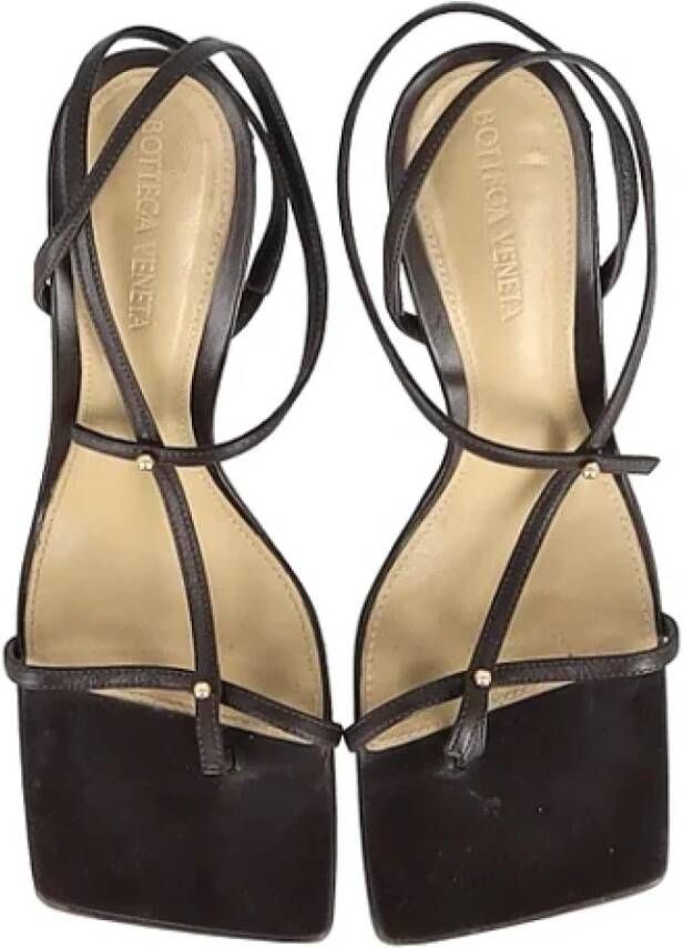 Bottega Veneta Vintage Pre-owned Leather heels Brown Dames