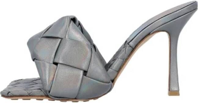 Bottega Veneta Vintage Pre-owned Leather heels Gray Dames