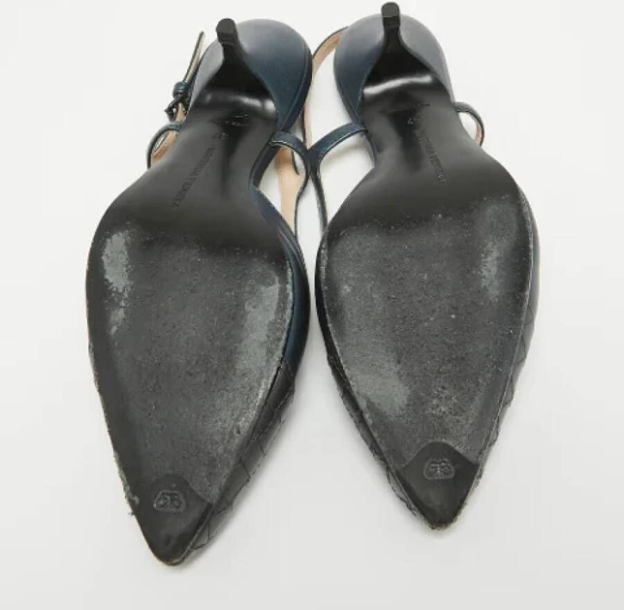 Bottega Veneta Vintage Pre-owned Leather heels Gray Dames