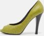 Bottega Veneta Vintage Pre-owned Leather heels Green Dames - Thumbnail 2