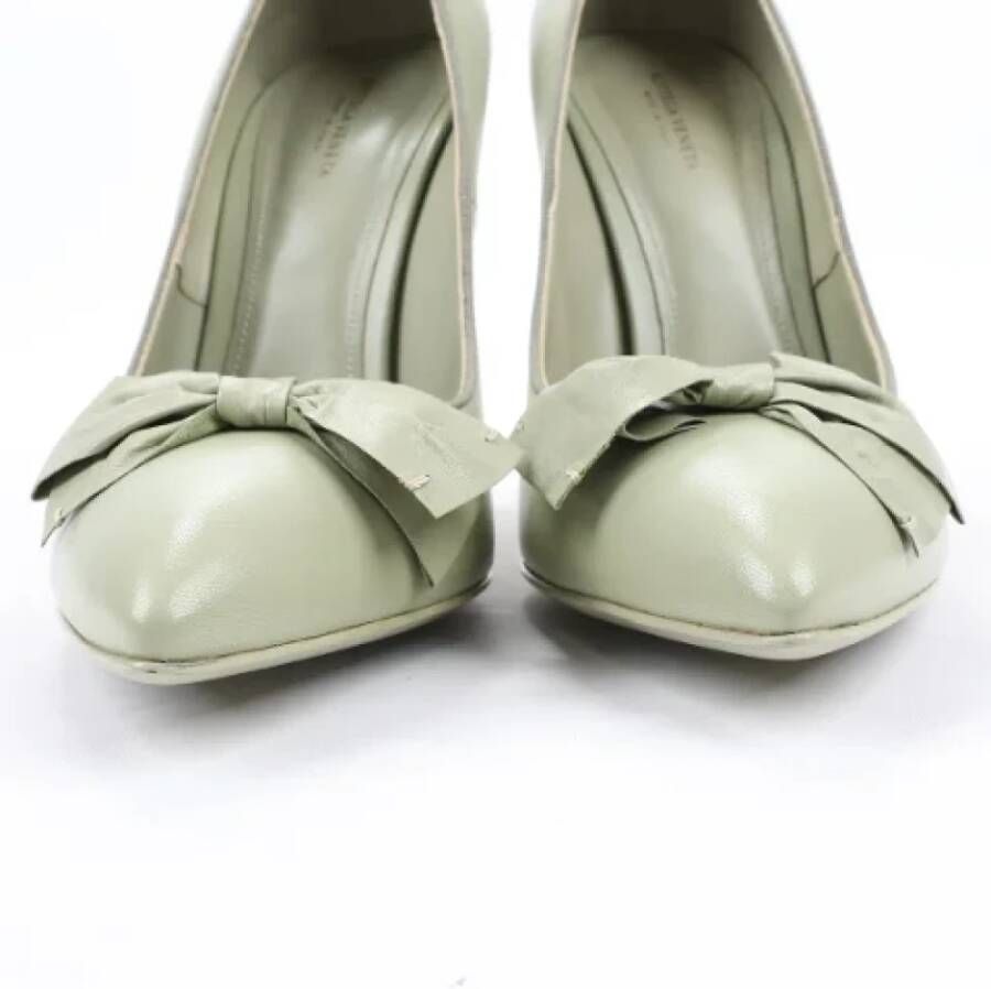 Bottega Veneta Vintage Pre-owned Leather heels Green Dames