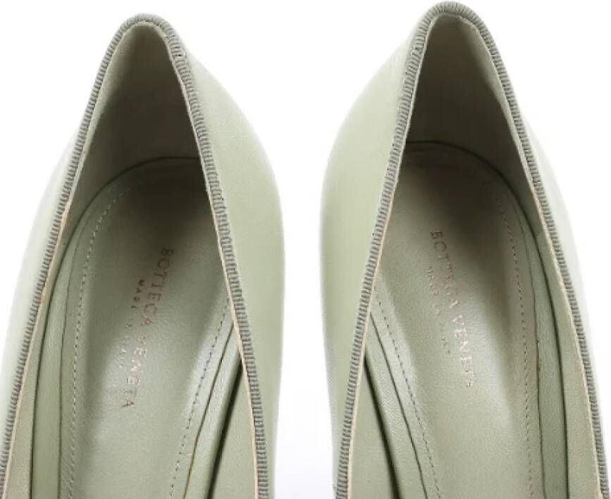 Bottega Veneta Vintage Pre-owned Leather heels Green Dames