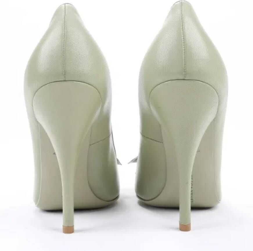 Bottega Veneta Vintage Pre-owned Leather heels Green Dames