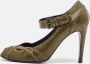 Bottega Veneta Vintage Pre-owned Leather heels Green Dames - Thumbnail 2
